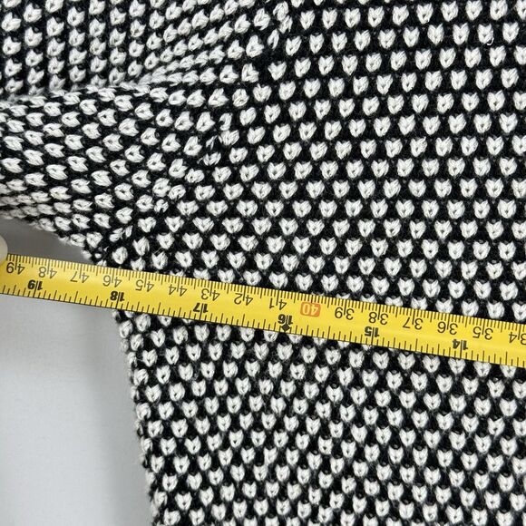 Charter Club Shawl Collar Sweater Deep Black Combo Size M - Picture 12 of 13